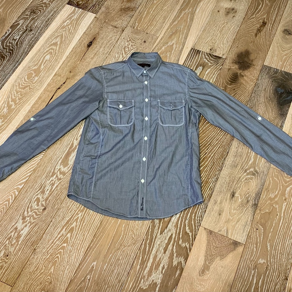 Ben Sherman Pin Stripe Long Sleeve Shirt